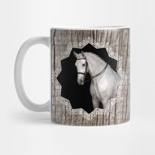 White horse Mug